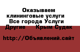 Оказываем клининговые услуги! - Все города Услуги » Другие   . Крым,Судак